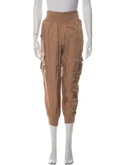 Pre-owned Cinq À Sept Straight Leg Pants In Brown