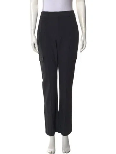 Pre-owned Cinq À Sept Straight Leg Pants In Gray