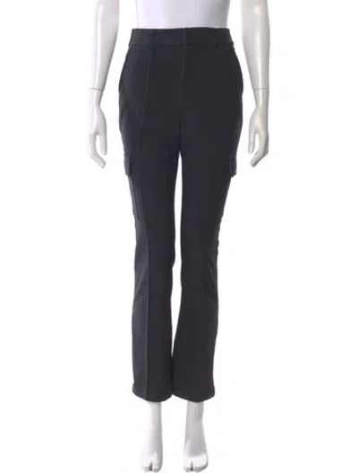 Pre-owned Cinq À Sept Straight Leg Pants In Gray