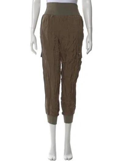 Pre-owned Cinq À Sept Straight Leg Pants In Green