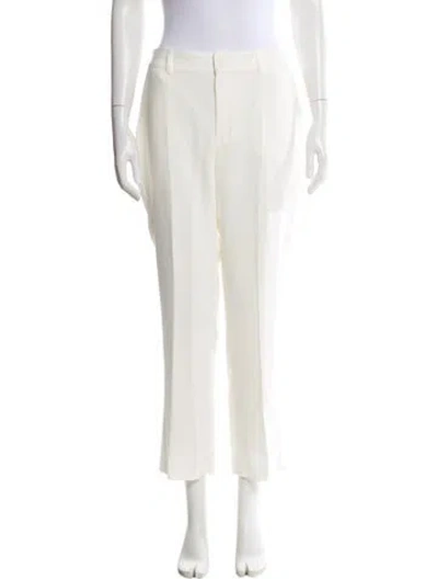 Pre-owned Cinq À Sept Straight Leg Pants In Neutral