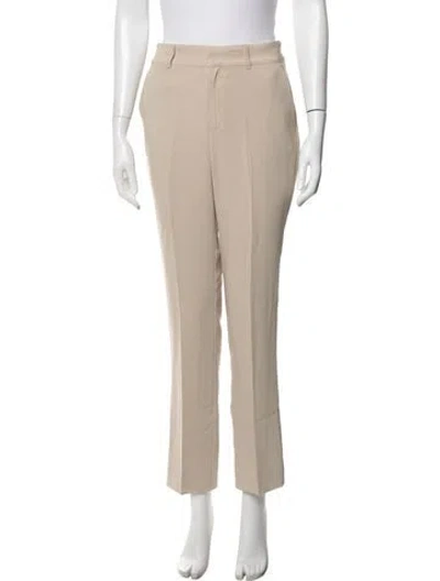 Pre-owned Cinq À Sept Straight Leg Pants In Neutral