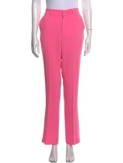 Pre-owned Cinq À Sept Straight Leg Pants In Pink