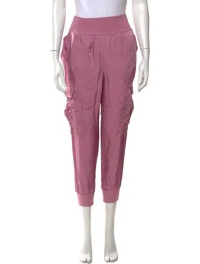 Pre-owned Cinq À Sept Straight Leg Pants In Pink