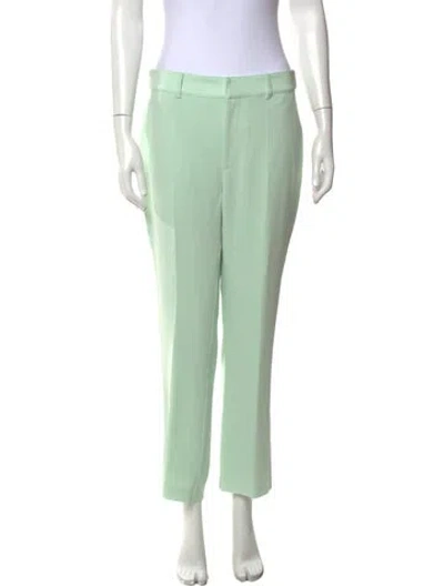 Pre-owned Cinq À Sept Straight Leg Pants W/ Tags In Green