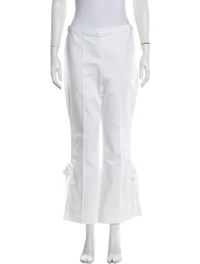 Pre-owned Cinq À Sept Straight Leg Pants W/ Tags In White