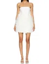 Cinq À Sept Strapless Tulle Ryan Dress In Ivory In White