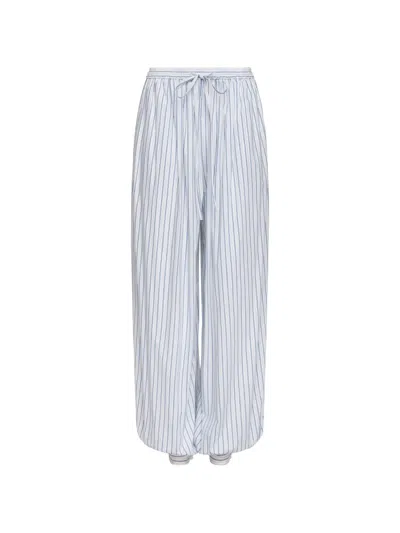 Cinq À Sept Stripe Verne Trousers In Blue
