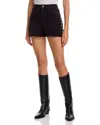 Cinq À Sept Cinq A Sept Studded Suede Shannon Shorts In Black