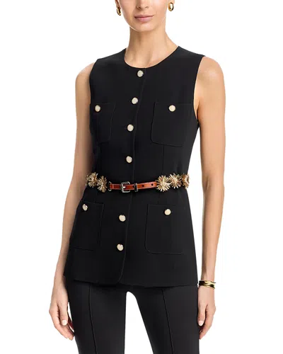 Cinq À Sept Cinq A Sept Sunflare Belt Kole Vest In Blue