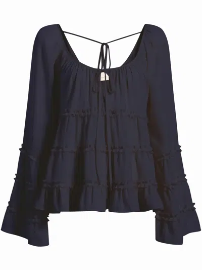 Cinq À Sept Sunnina Top In Blue
