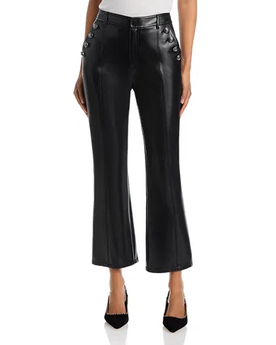 Cinq À Sept Cinq A Sept Suzette Cropped Faux Leather Pants In Black