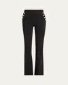 Cinq À Sept Suzette Ponte Bootcut Pants In Black