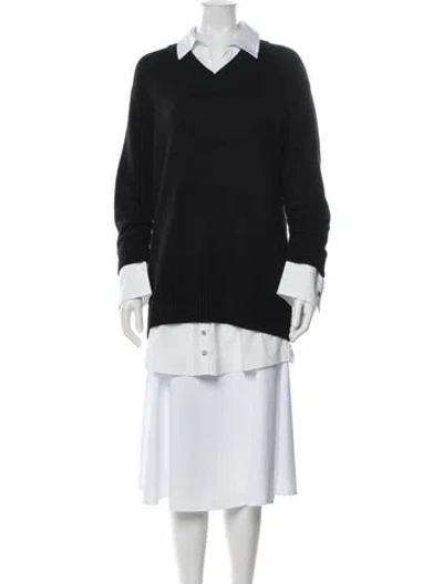 Pre-owned Cinq À Sept Sweater In Black