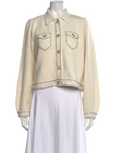 Pre-owned Cinq À Sept Sweater W/ Tags In Neutrals