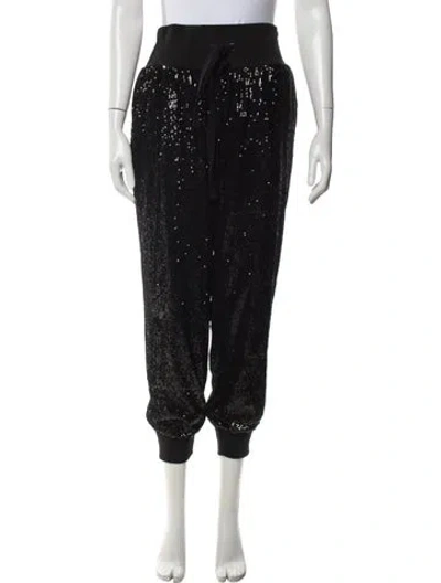 Pre-owned Cinq À Sept Sweatpants In Black