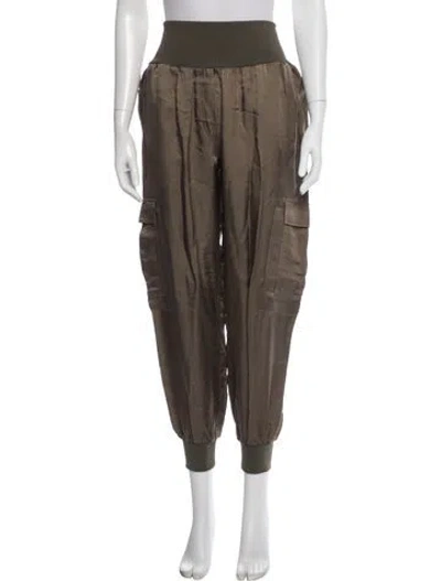 Pre-owned Cinq À Sept Sweatpants In Gold
