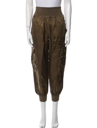 Pre-owned Cinq À Sept Sweatpants In Green