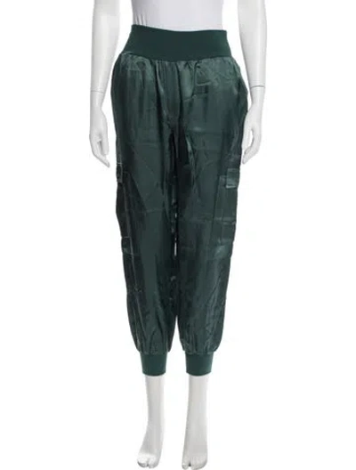 Pre-owned Cinq À Sept Sweatpants In Green