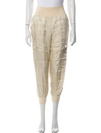 Pre-owned Cinq À Sept Sweatpants In Neutrals
