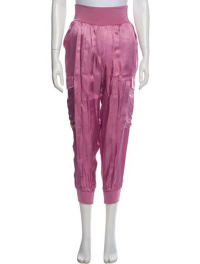 Pre-owned Cinq À Sept Sweatpants In Pink