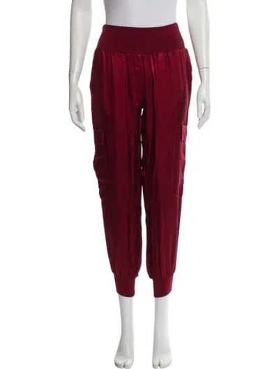 Pre-owned Cinq À Sept Sweatpants In Red