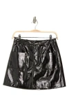 Cinq À Sept Tade Faux Leather Miniskirt In Black