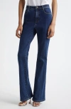 Cinq À Sept Tailors Crease Shailene Flare Jeans In Blue