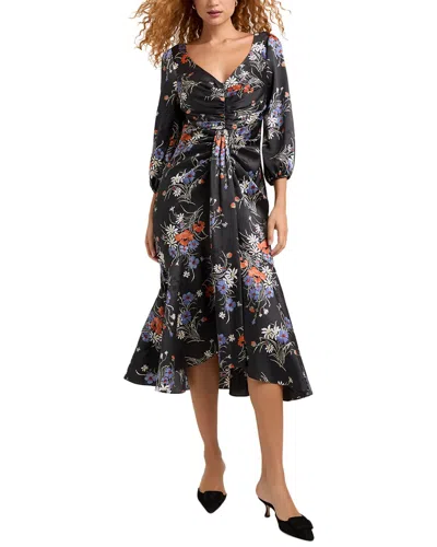 CINQ À SEPT CINQ À SEPT THREE QUARTER SLEEVE WALKER DRESS