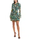 Cinq À Sept Tossed Floral Lyla Dress In Multi
