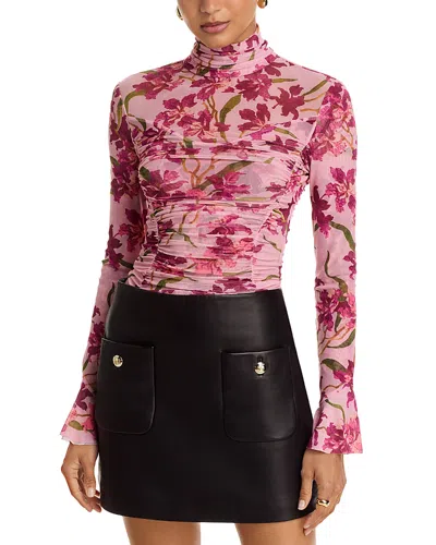 Cinq À Sept Cinq A Sept Trailing Hibiscus Lucy Top In Pink