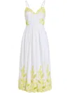 Cinq À Sept Cinq A Sept Trailing Peonies Maude Dress In White