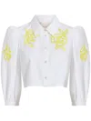 Cinq À Sept Tilda Trailing Peonies Top In White