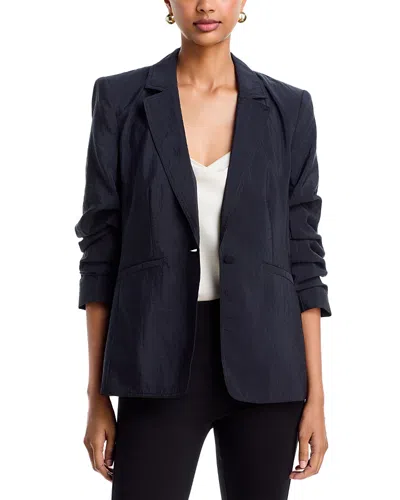 Cinq À Sept Cinq A Sept Tumbled Woven Khloe Blazer In Blue