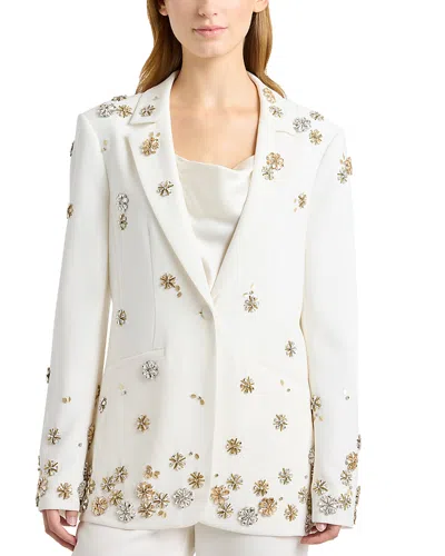 Cinq À Sept Cinq A Sept Tumbling Flowers Blazer In White