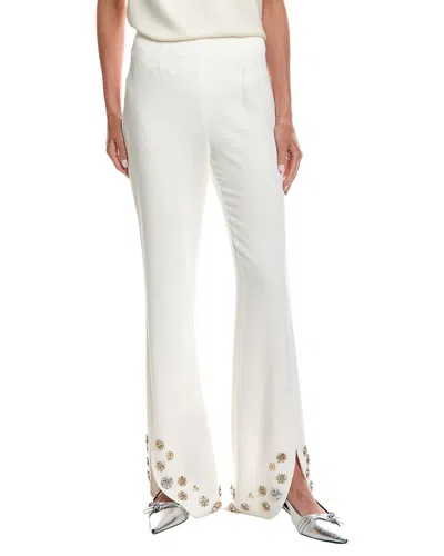 Cinq À Sept Tumbling Flowers Veronie Pant In Animal Print