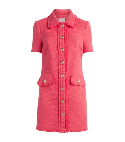 Cinq À Sept Cinq A Sept Tweed Pammy Mini Dress In Pink