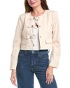 Cinq À Sept Cinq Brushed Twill Paige Jacket In Multi