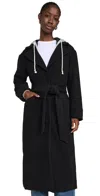 Cinq À Sept Vander Coat Black/heather Grey In Black/heather Grey