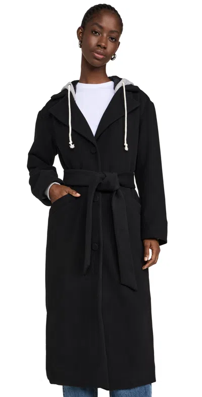 Cinq À Sept Vander Coat Black/heather Grey