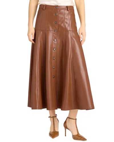 Cinq À Sept Veena Skirt In Brown