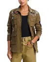 Cinq À Sept Cinq A Sept Vera Heritage Patch Jacket In Green