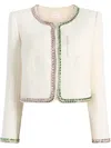 Cinq À Sept Cinq A Sept Verity Embellished Jacket In White