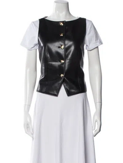 Pre-owned Cinq À Sept Vest In Black