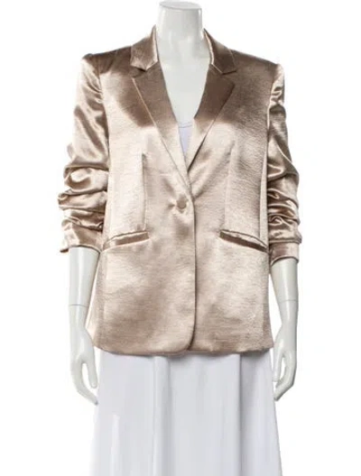 Pre-owned Cinq À Sept Vest In Gold