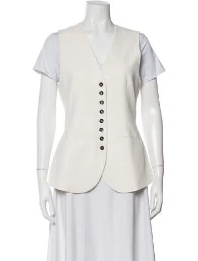 Pre-owned Cinq À Sept Vest In Neutral