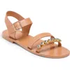 Cinq À Sept Victoria Ankle Strap Sandals Tawny In Tawny