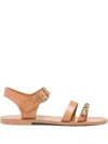 Cinq À Sept Victoria Ankle Strap Sandals Tawny In Neutrals