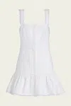Cinq À Sept Aziza Embellished Button-front Mini Dress