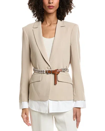 Cinq À Sept Vittoria Jacket In Neutral